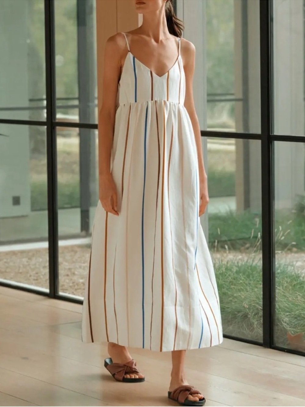 Jenni Kayne Cove Striped Maxi Dress